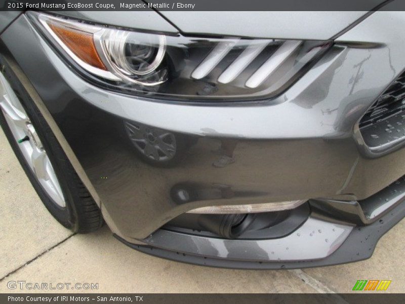 Magnetic Metallic / Ebony 2015 Ford Mustang EcoBoost Coupe