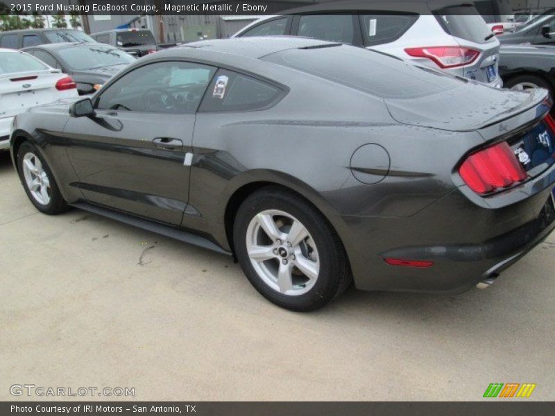 Magnetic Metallic / Ebony 2015 Ford Mustang EcoBoost Coupe