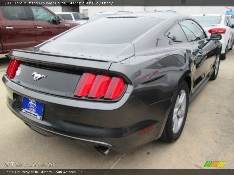 Magnetic Metallic / Ebony 2015 Ford Mustang EcoBoost Coupe