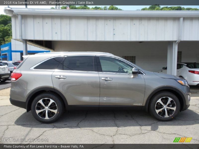 Platinum Graphite / Satin Black 2016 Kia Sorento EX V6 AWD