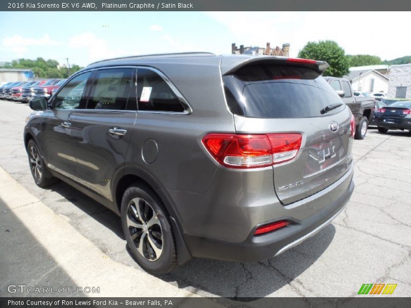 Platinum Graphite / Satin Black 2016 Kia Sorento EX V6 AWD