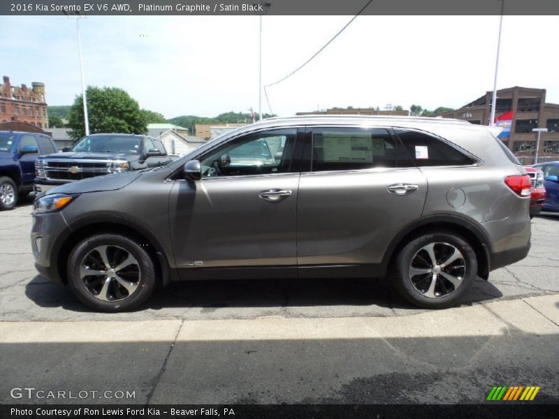 Platinum Graphite / Satin Black 2016 Kia Sorento EX V6 AWD