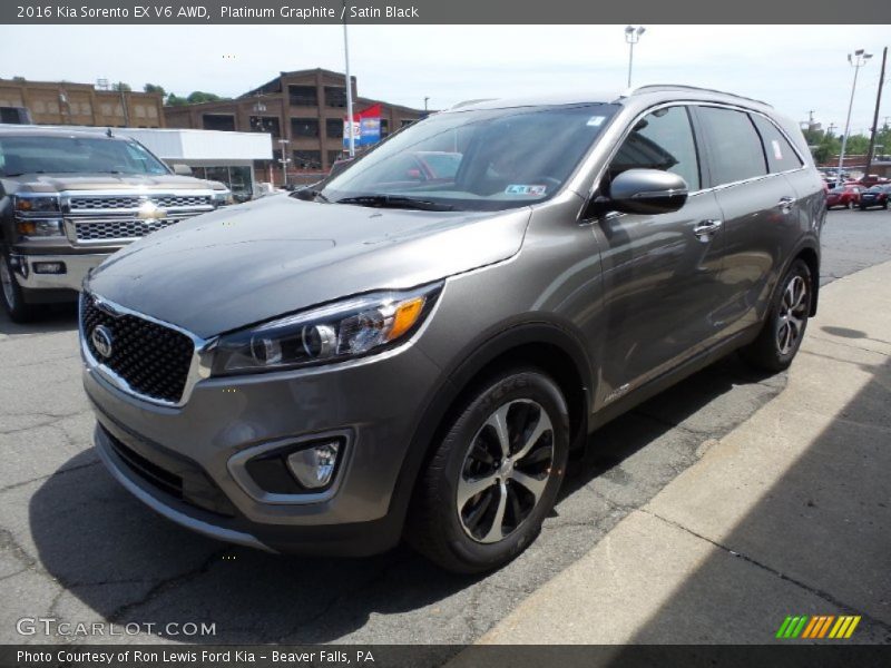 Platinum Graphite / Satin Black 2016 Kia Sorento EX V6 AWD