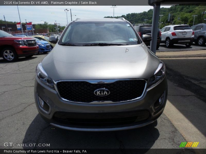 Platinum Graphite / Satin Black 2016 Kia Sorento EX V6 AWD