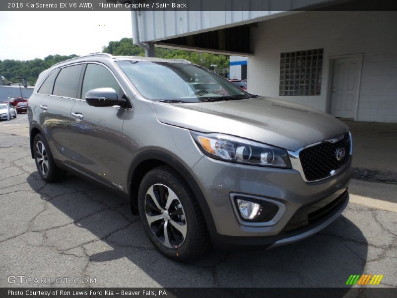 Platinum Graphite / Satin Black 2016 Kia Sorento EX V6 AWD