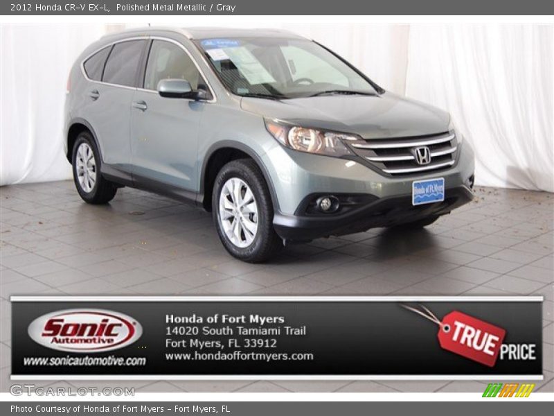 Polished Metal Metallic / Gray 2012 Honda CR-V EX-L