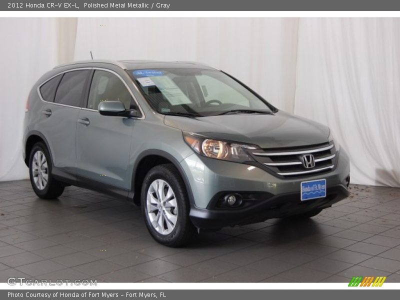Polished Metal Metallic / Gray 2012 Honda CR-V EX-L