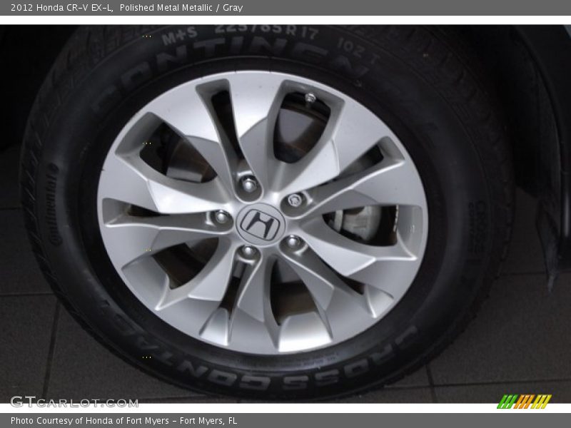 Polished Metal Metallic / Gray 2012 Honda CR-V EX-L