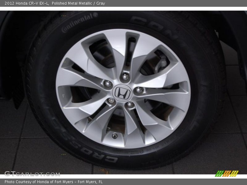 Polished Metal Metallic / Gray 2012 Honda CR-V EX-L
