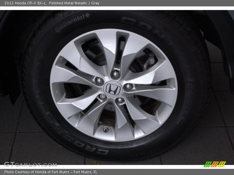 Polished Metal Metallic / Gray 2012 Honda CR-V EX-L