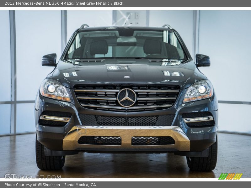 Steel Grey Metallic / Black 2013 Mercedes-Benz ML 350 4Matic