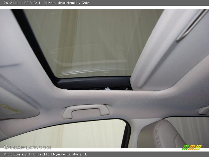 Polished Metal Metallic / Gray 2012 Honda CR-V EX-L
