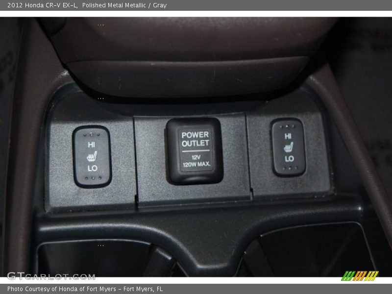 Polished Metal Metallic / Gray 2012 Honda CR-V EX-L