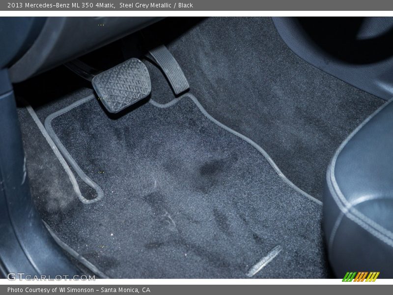 Steel Grey Metallic / Black 2013 Mercedes-Benz ML 350 4Matic