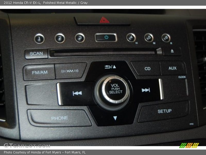 Polished Metal Metallic / Gray 2012 Honda CR-V EX-L