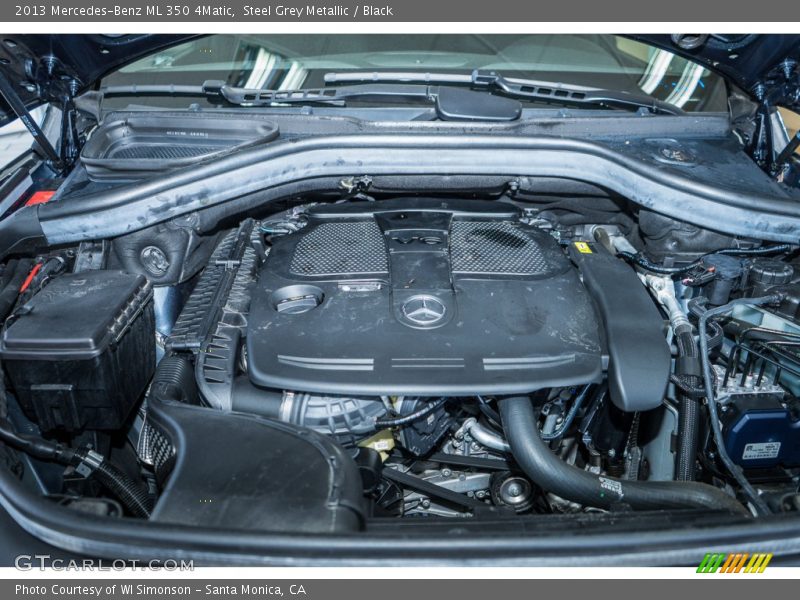 Steel Grey Metallic / Black 2013 Mercedes-Benz ML 350 4Matic