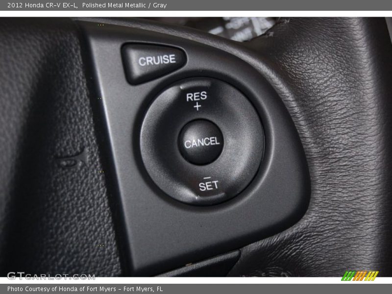 Polished Metal Metallic / Gray 2012 Honda CR-V EX-L