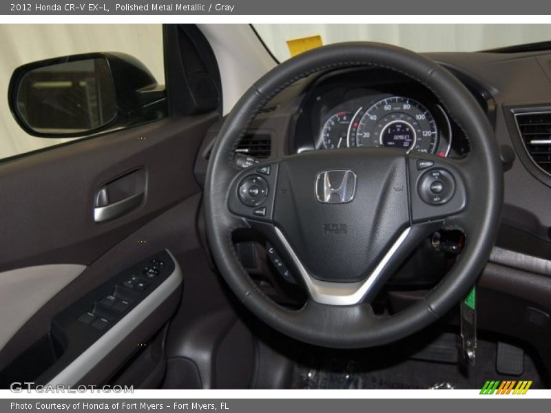 Polished Metal Metallic / Gray 2012 Honda CR-V EX-L