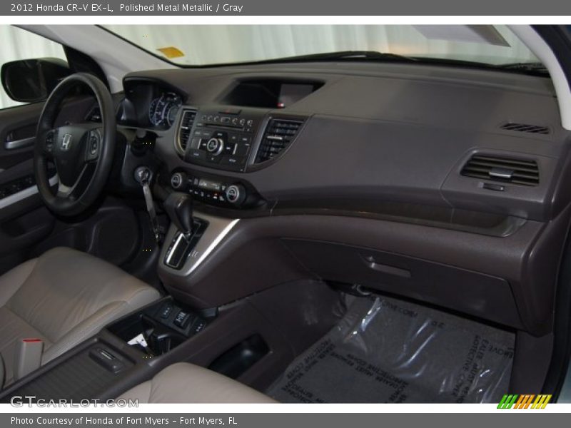 Polished Metal Metallic / Gray 2012 Honda CR-V EX-L
