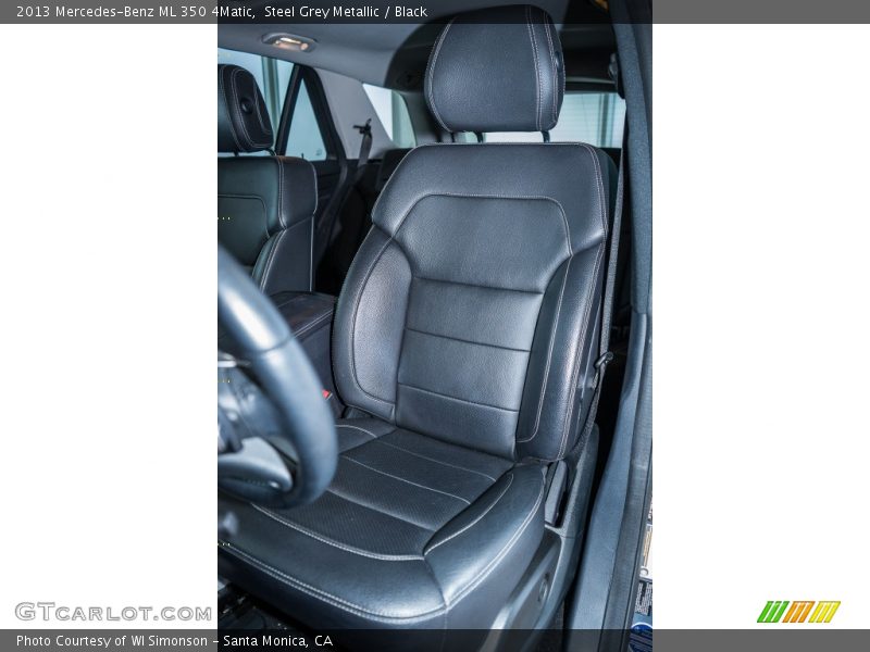 Steel Grey Metallic / Black 2013 Mercedes-Benz ML 350 4Matic