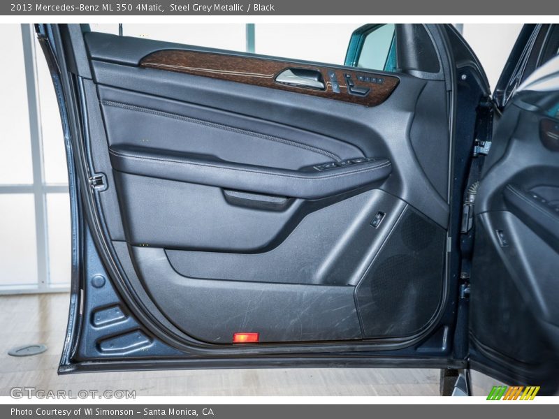 Steel Grey Metallic / Black 2013 Mercedes-Benz ML 350 4Matic