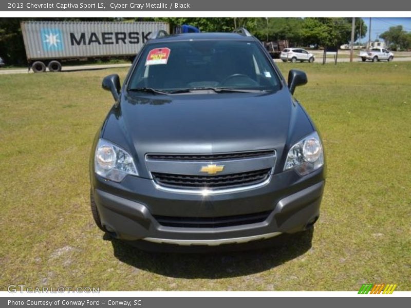 Cyber Gray Metallic / Black 2013 Chevrolet Captiva Sport LS
