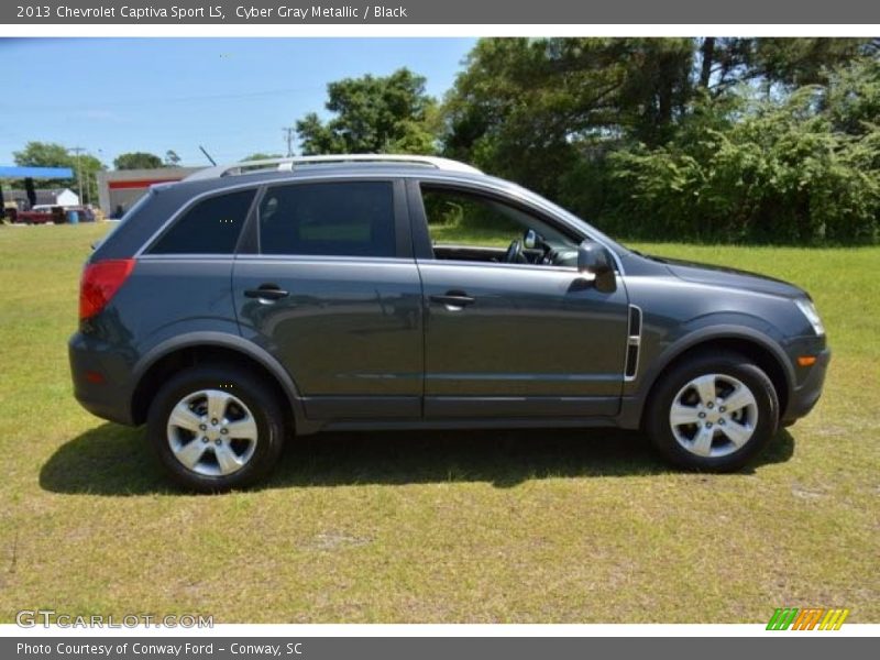 Cyber Gray Metallic / Black 2013 Chevrolet Captiva Sport LS