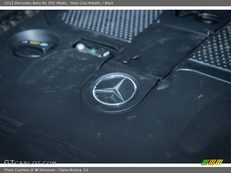 Steel Grey Metallic / Black 2013 Mercedes-Benz ML 350 4Matic