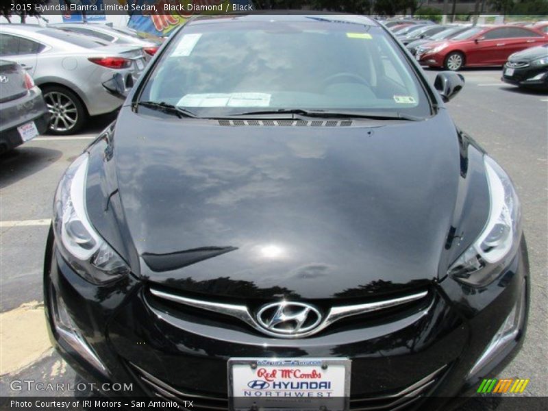 Black Diamond / Black 2015 Hyundai Elantra Limited Sedan