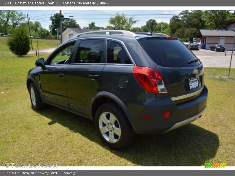 Cyber Gray Metallic / Black 2013 Chevrolet Captiva Sport LS