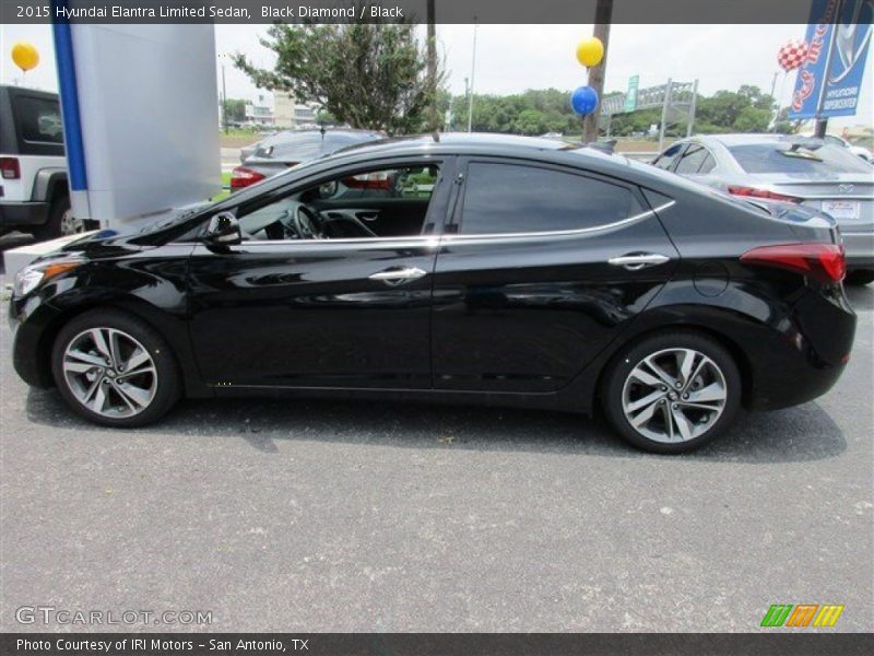 Black Diamond / Black 2015 Hyundai Elantra Limited Sedan