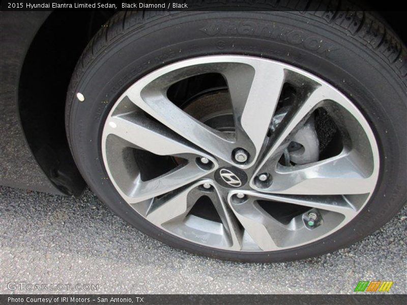 Black Diamond / Black 2015 Hyundai Elantra Limited Sedan