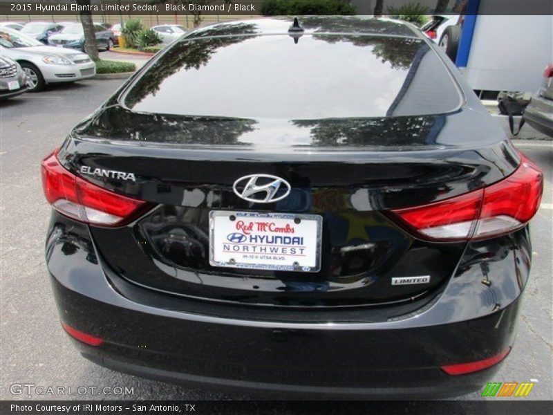 Black Diamond / Black 2015 Hyundai Elantra Limited Sedan