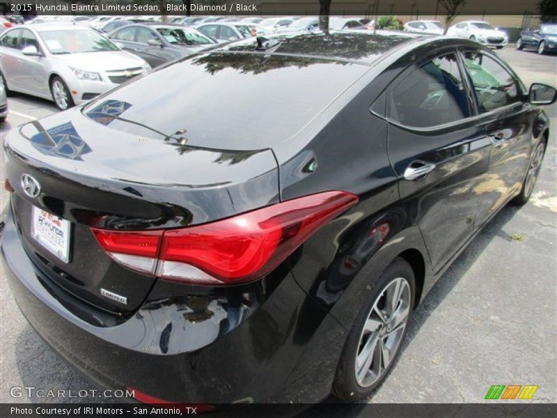 Black Diamond / Black 2015 Hyundai Elantra Limited Sedan