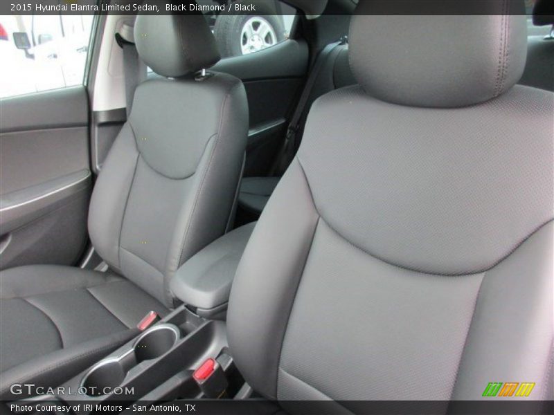 Black Diamond / Black 2015 Hyundai Elantra Limited Sedan