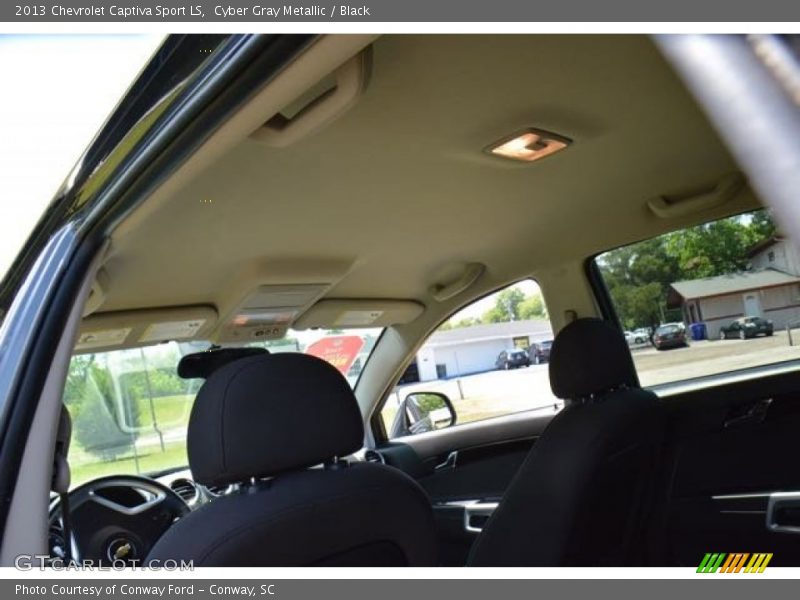 Cyber Gray Metallic / Black 2013 Chevrolet Captiva Sport LS