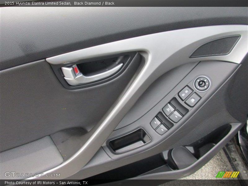 Black Diamond / Black 2015 Hyundai Elantra Limited Sedan