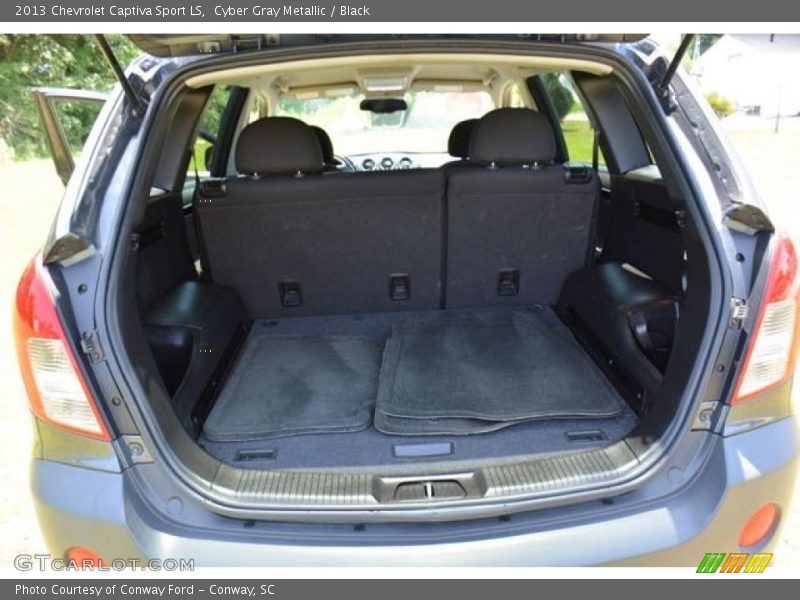 Cyber Gray Metallic / Black 2013 Chevrolet Captiva Sport LS