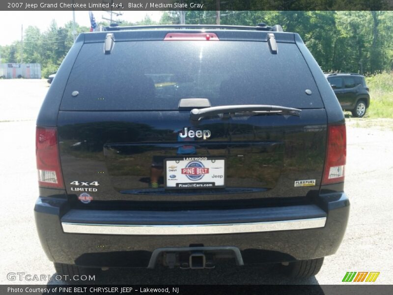 Black / Medium Slate Gray 2007 Jeep Grand Cherokee Limited 4x4