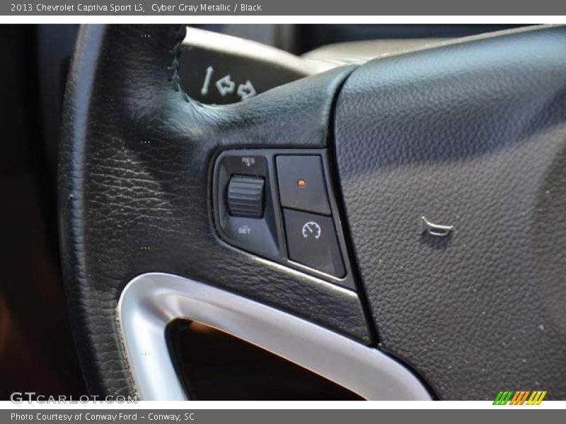Cyber Gray Metallic / Black 2013 Chevrolet Captiva Sport LS