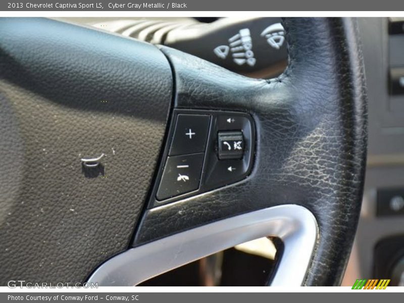 Cyber Gray Metallic / Black 2013 Chevrolet Captiva Sport LS
