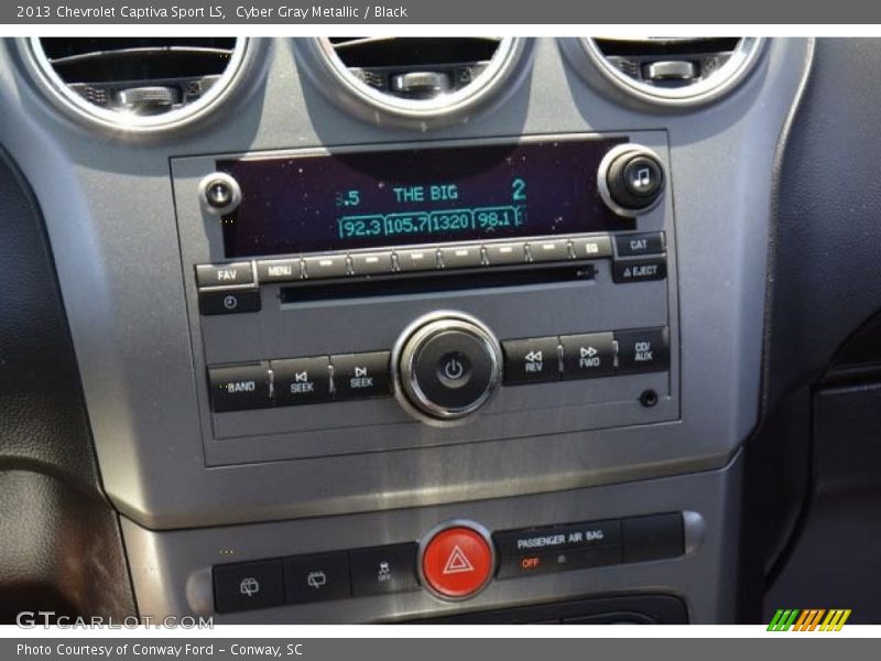 Cyber Gray Metallic / Black 2013 Chevrolet Captiva Sport LS