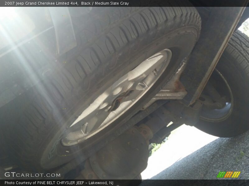 Black / Medium Slate Gray 2007 Jeep Grand Cherokee Limited 4x4