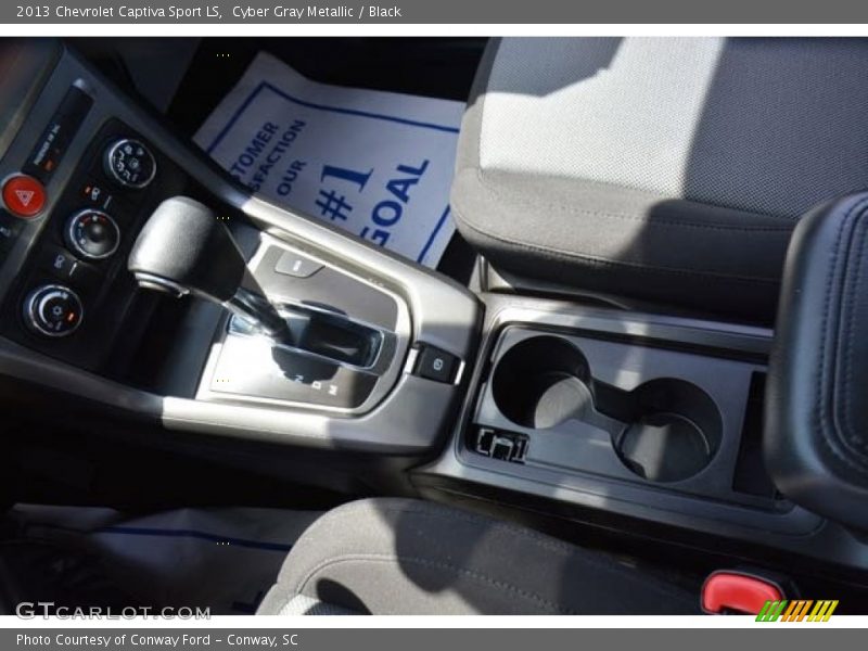 Cyber Gray Metallic / Black 2013 Chevrolet Captiva Sport LS