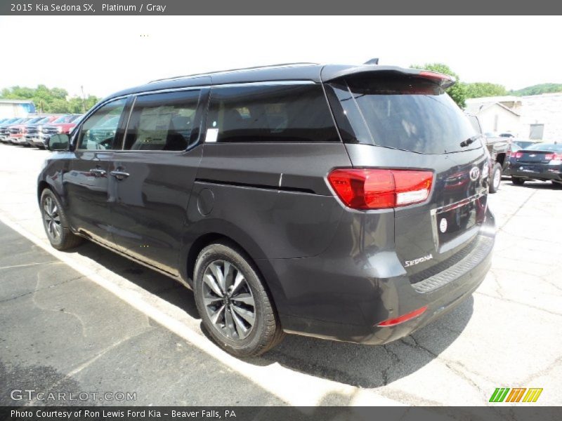 Platinum / Gray 2015 Kia Sedona SX