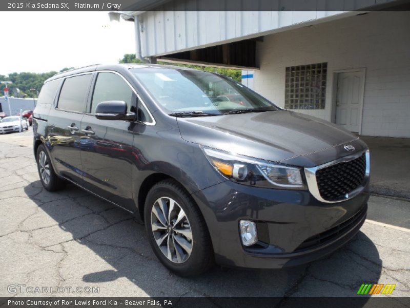 Platinum / Gray 2015 Kia Sedona SX