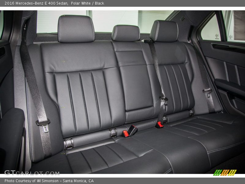 Rear Seat of 2016 E 400 Sedan