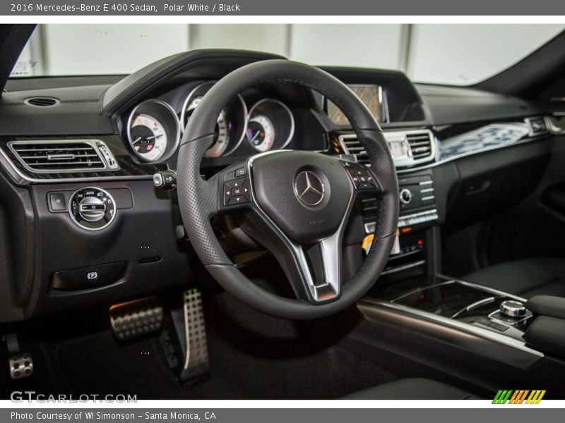 Polar White / Black 2016 Mercedes-Benz E 400 Sedan