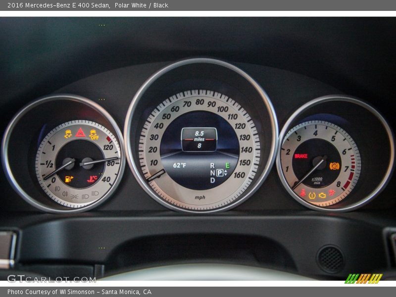  2016 E 400 Sedan 400 Sedan Gauges