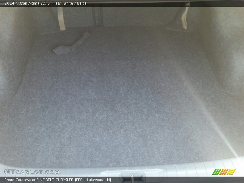 Pearl White / Beige 2014 Nissan Altima 2.5 S